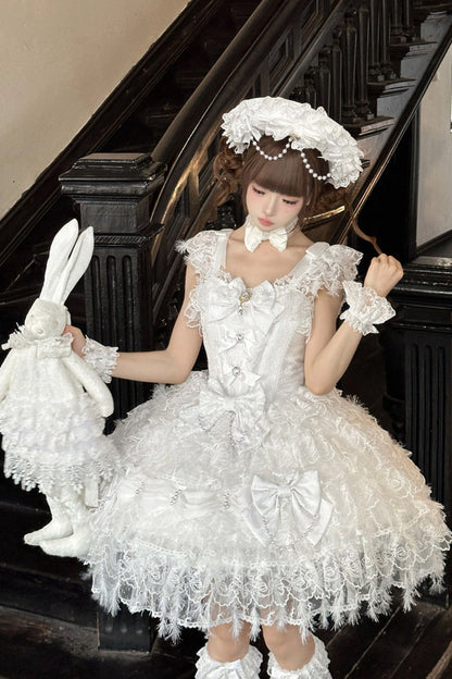 Lolita Hochzeits-JSK-Trägerkleid