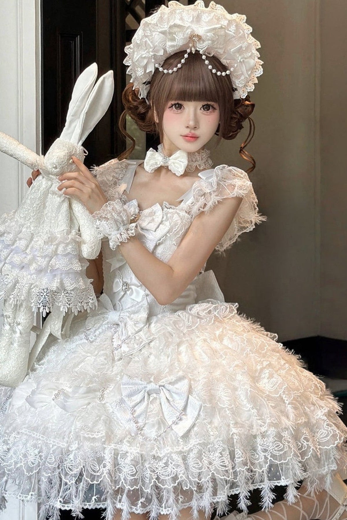 Lolita Hochzeits-JSK-Trägerkleid