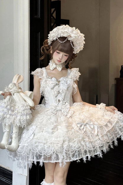 Lolita Hochzeits-JSK-Trägerkleid