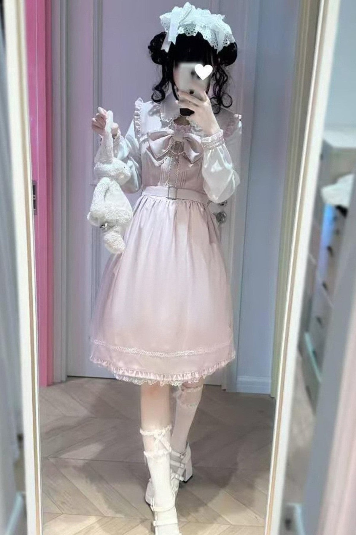 Moonlight Trio Lace Bow Dress