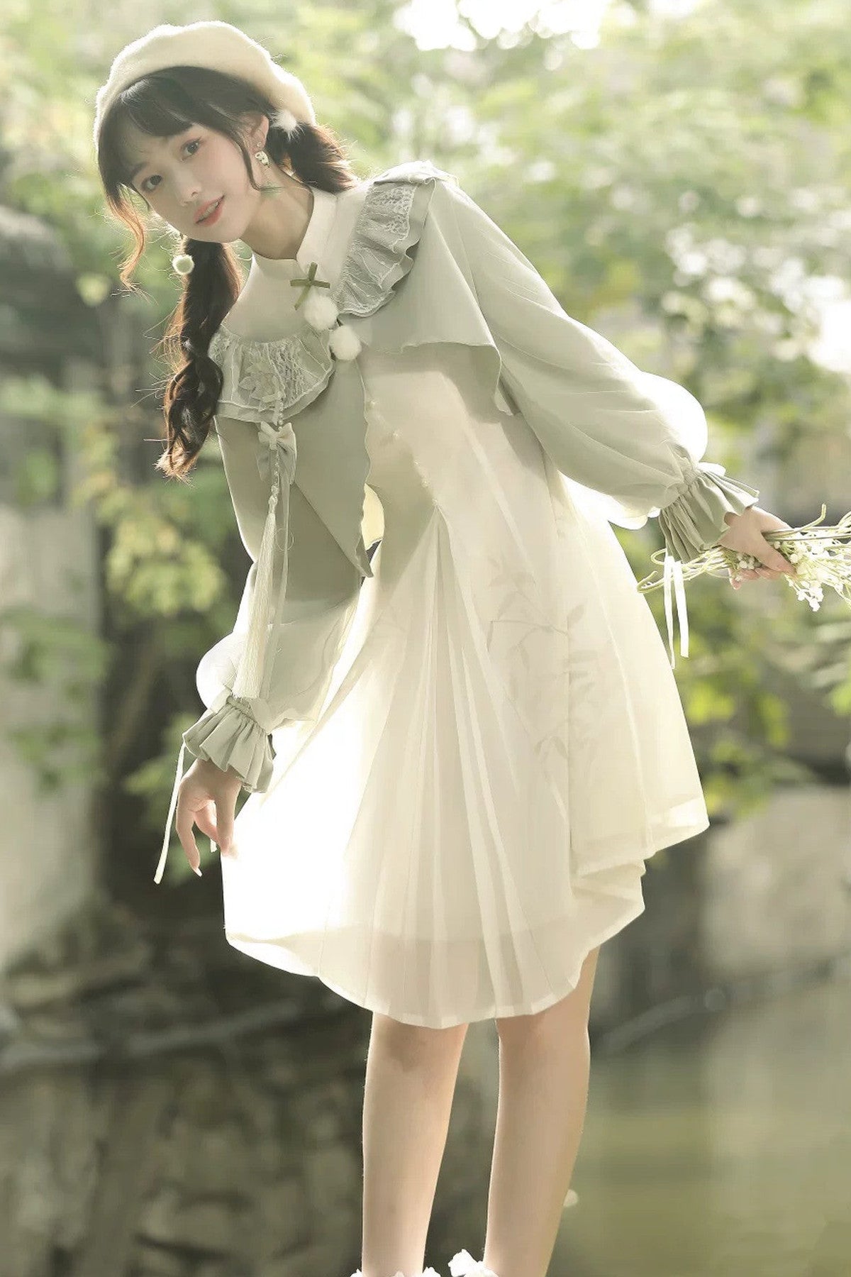 Lolita Han-Element pastorales Kleid-Set