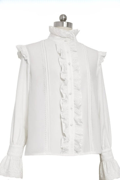 Lolita Prince Rabbit Waist Belt Shirt and Pants Set-Up