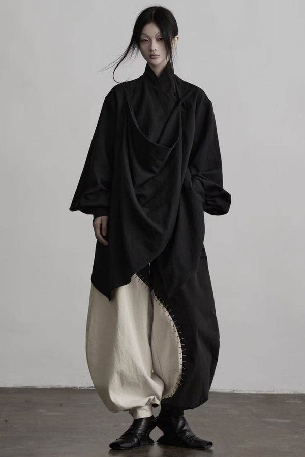 Black White Tai Chi Lantern Pants