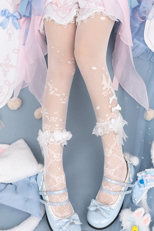The Nightingale and the Rose Bridal Tights