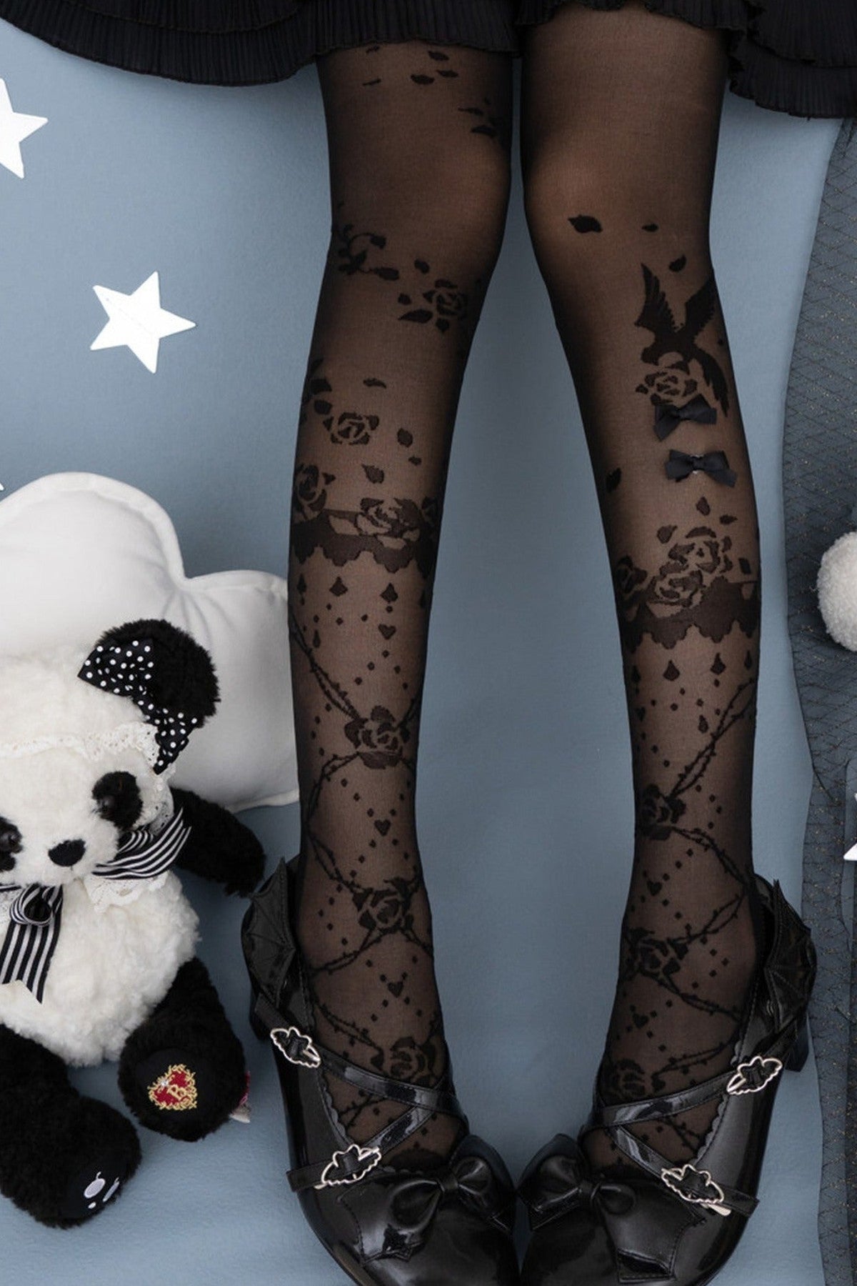 The Nightingale and the Rose Bridal Tights