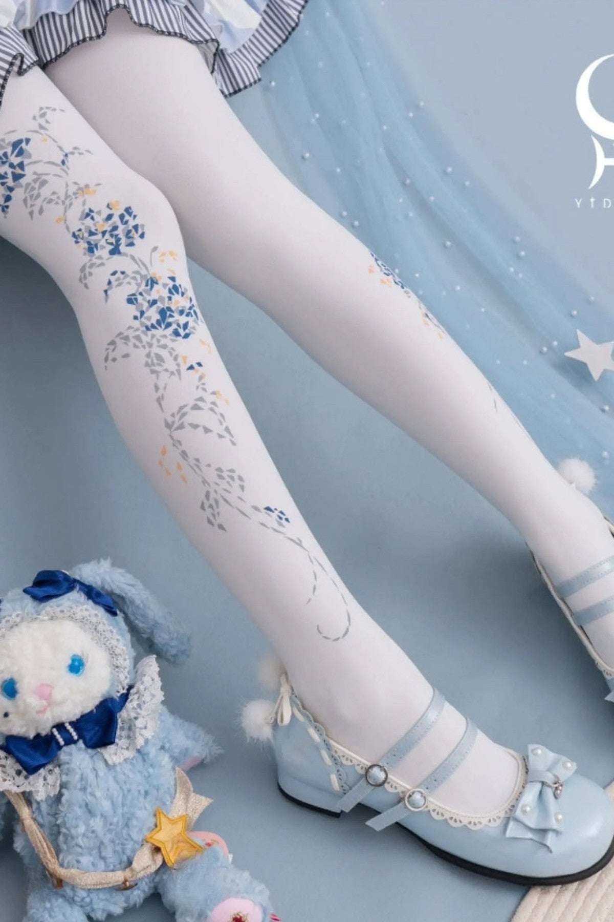 Starlit Jewel Floral Tights