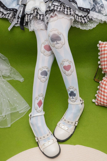 Alice’s Playing Card Tights