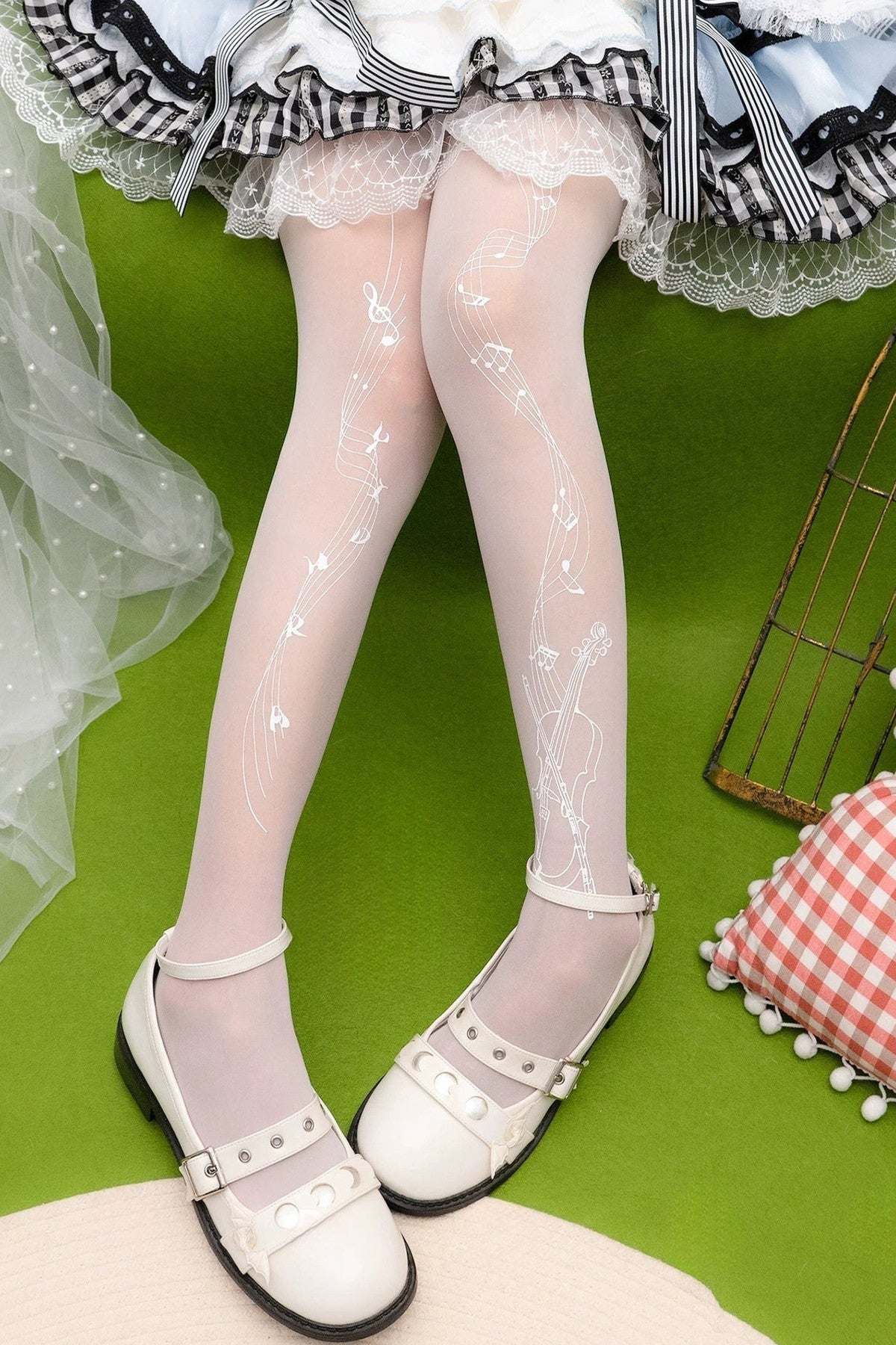 Melody Notes Lolita Sheer Tights