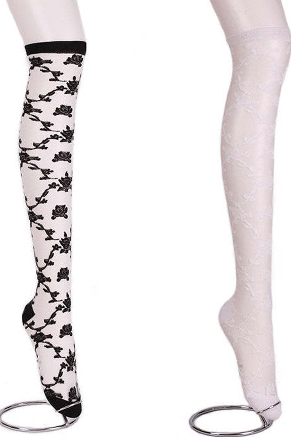 Diamond Pattern Lolita Socks