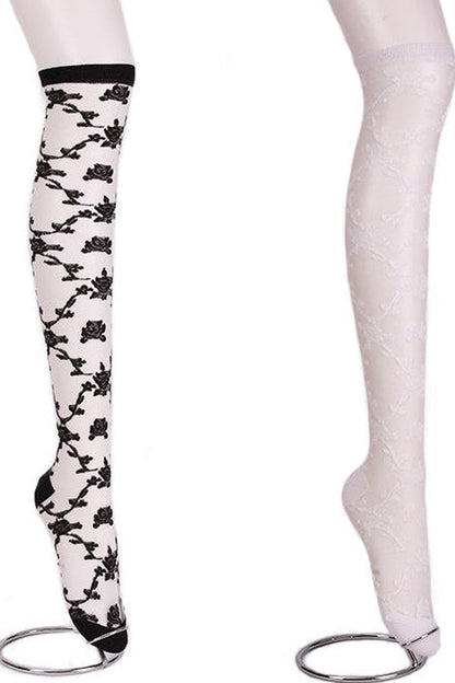 Diamond Pattern Lolita Socks