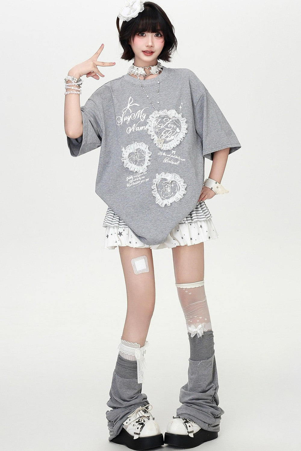 Lace Heart Dolly T-Shirt