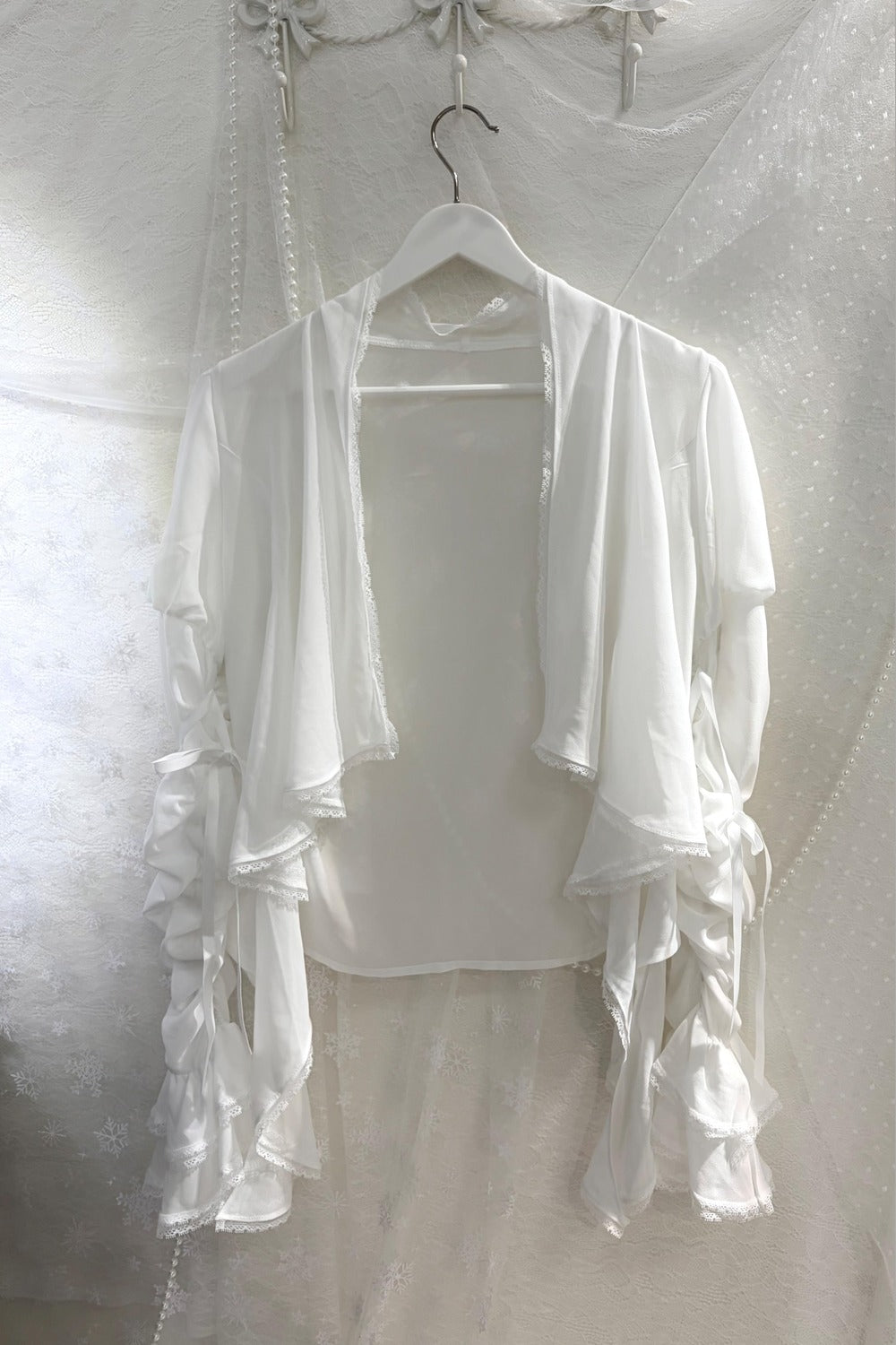 Robe camisole en verre d'ange d'hiver + haut + extérieur