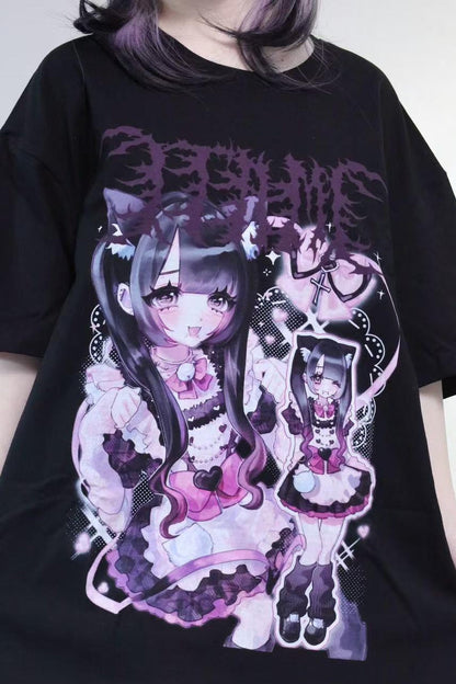 Dream Print Subculture Oversized T-Shirt