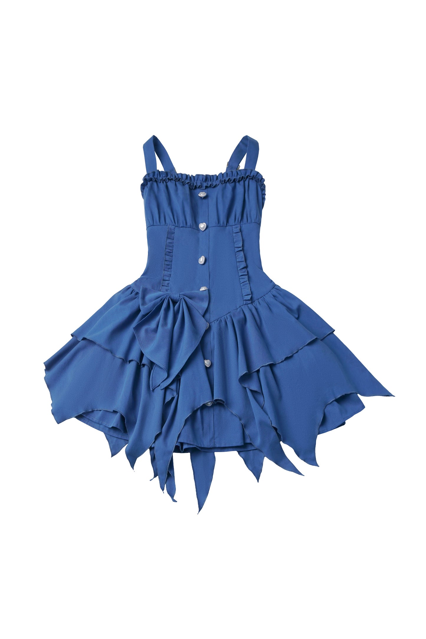 Butterfly Island ensemble robe en dentelle irrégulière avec haut à épaules dénudées