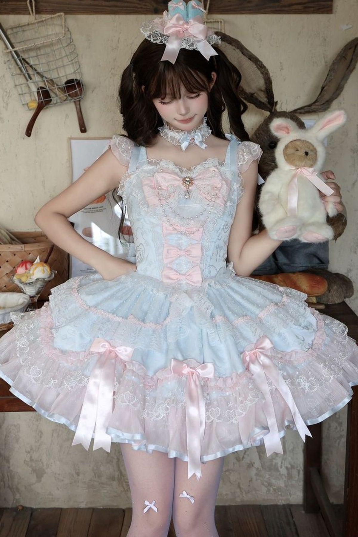 Ballet Lace Strap Dress