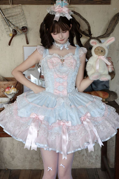 Ballet Lace Strap Dress