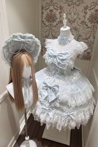 Light Floral Wedding Jsk Dress