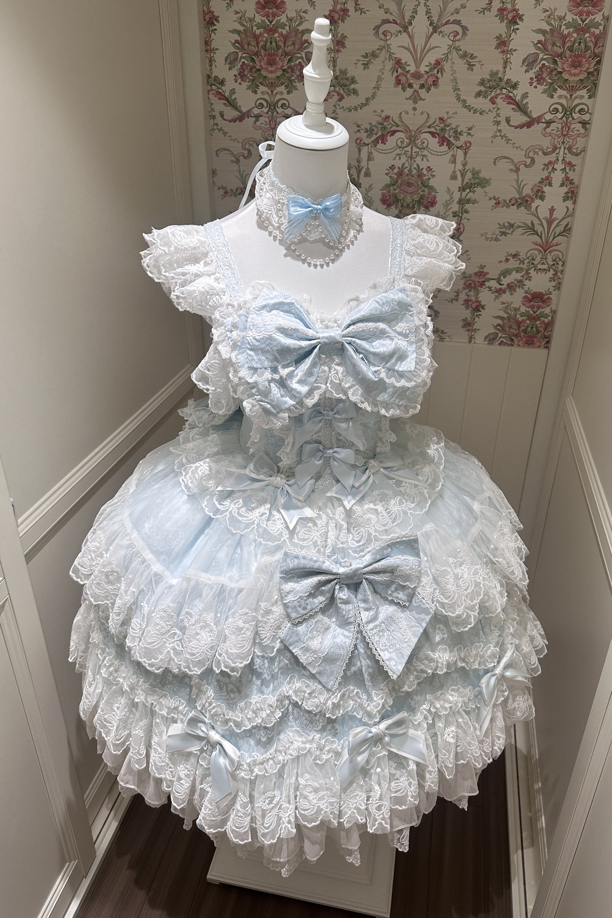 Light Floral Wedding Jsk Dress