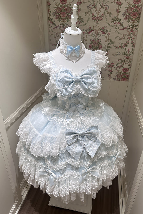 Light Floral Wedding Jsk Dress