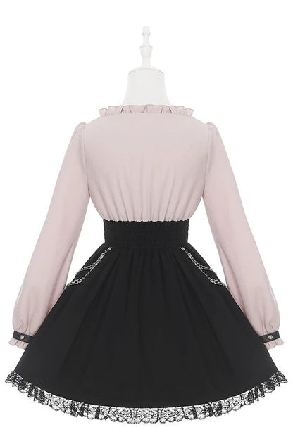 Heart Lock Long Sleeve Dress