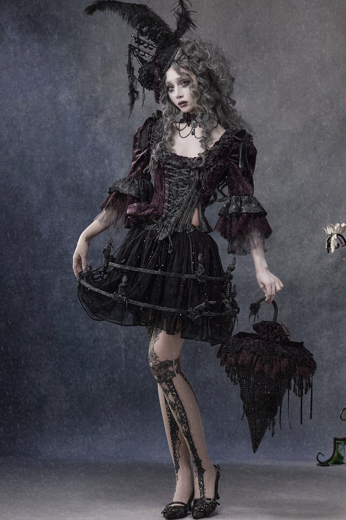 Gothic Soul-Catching Lantern Skirt