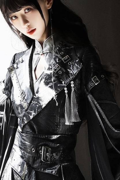 Dragon Improved Hanfu Top and Pants Set