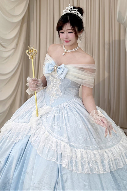 ブループリンセスロリータドレスセット