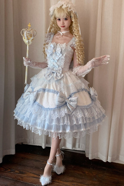 Cotton Candy Ribbon Princess Dress