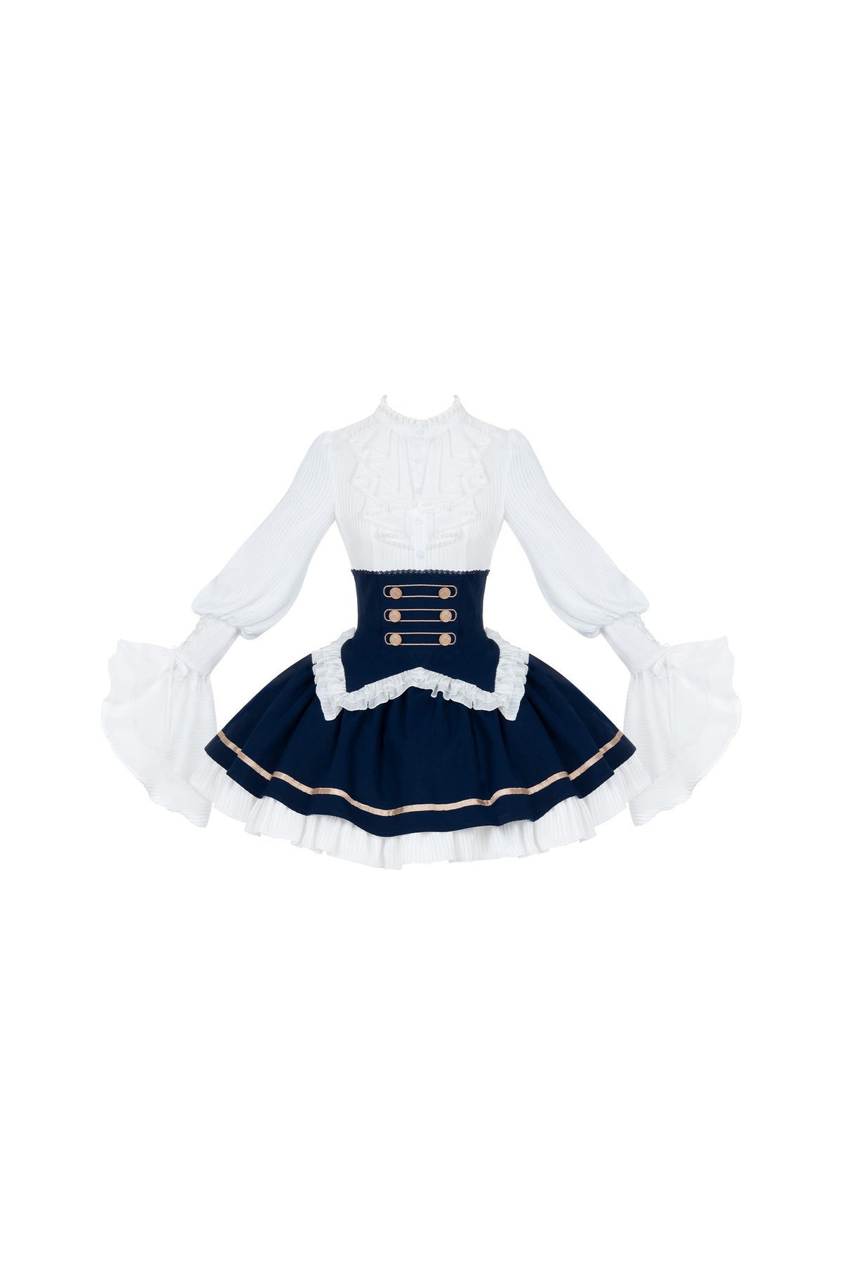 Royal Academy ensemble robe longue et cape