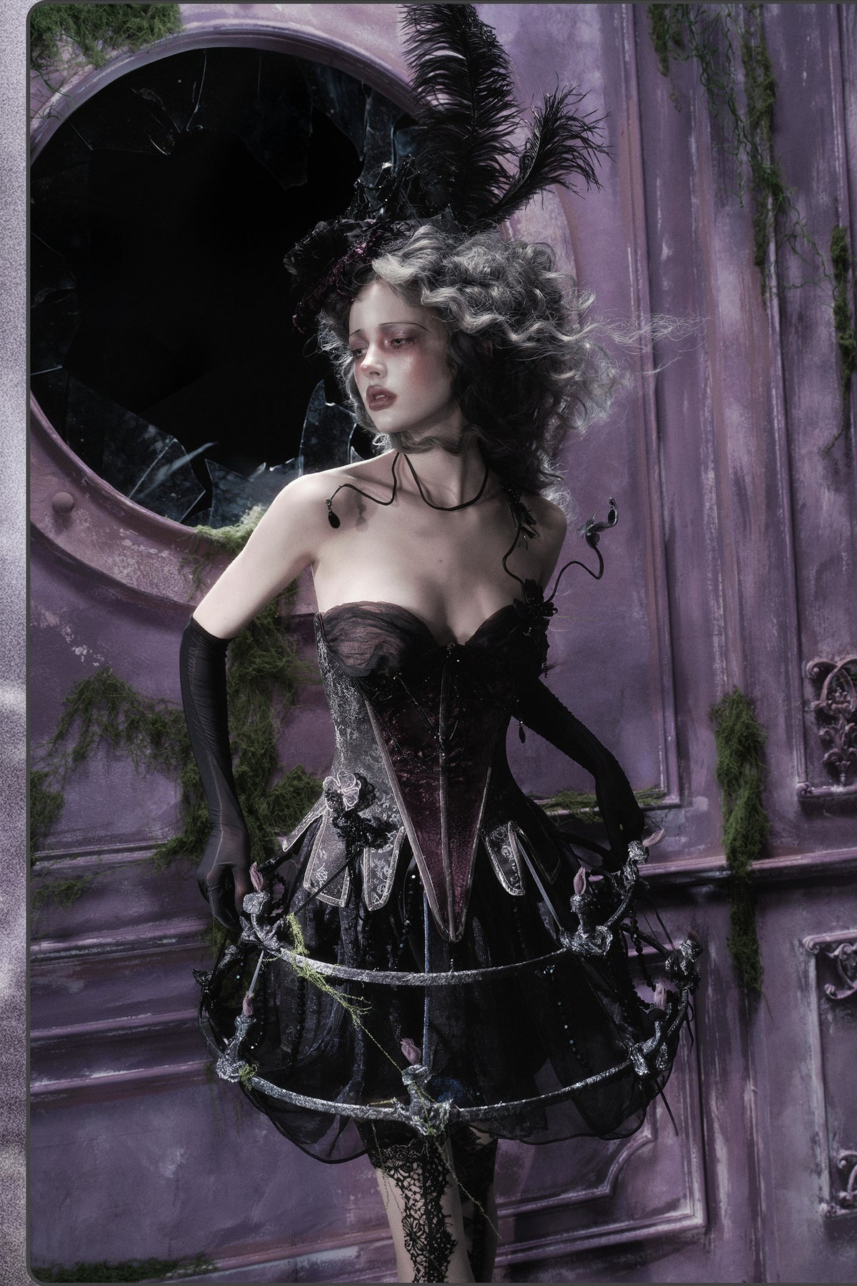 Gothic Soul-Catching Lantern Skirt