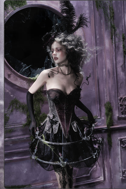 Gothic Soul-Catching Lantern Skirt