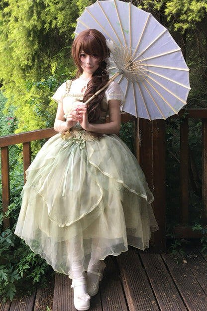 Robe de princesse chinoise romantique + accessoires