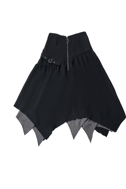 Midnight Stripe Black Layered Set