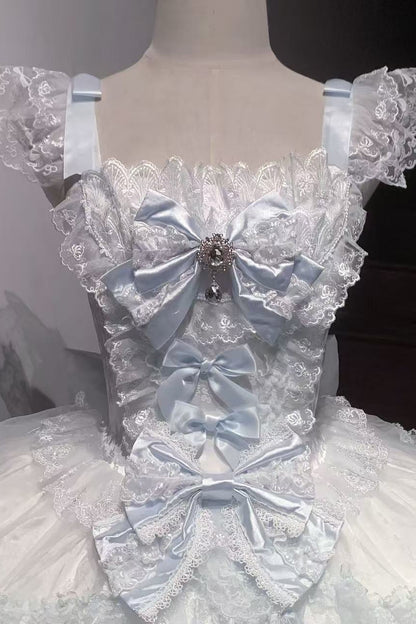 Cotton Candy Ribbon Princess Dress