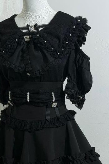 High-Waisted Puffy Cake Skirt Set