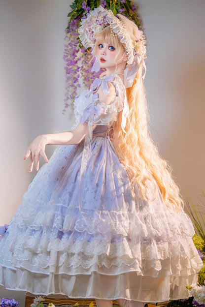 Geblümtes Lolita-JSK-Kleid