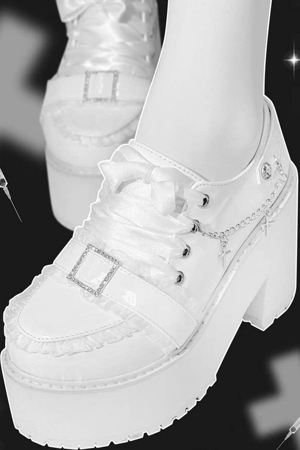 Cross Romance Platform Loafers