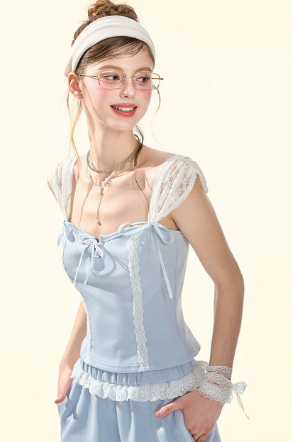 French Girly Baby Blue Set