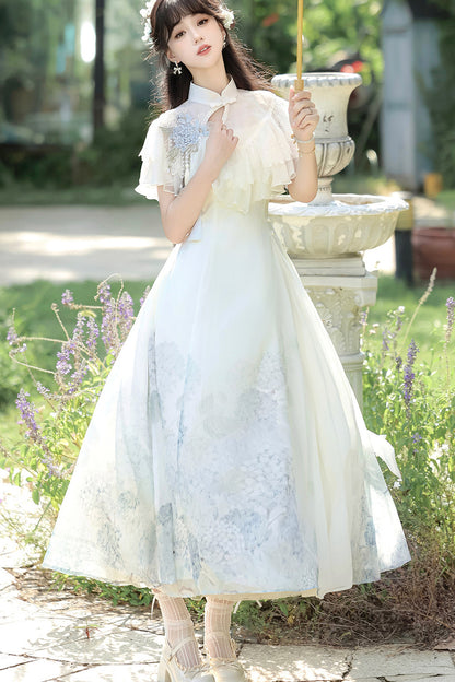 紫陽花チャイナプリンセスドレス