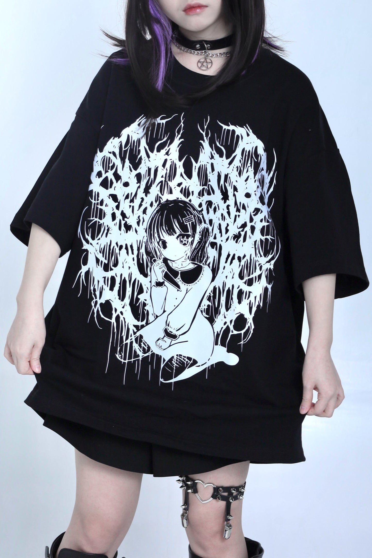 地雷セーラーオーバーTシャツ