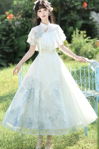 紫陽花チャイナプリンセスドレス