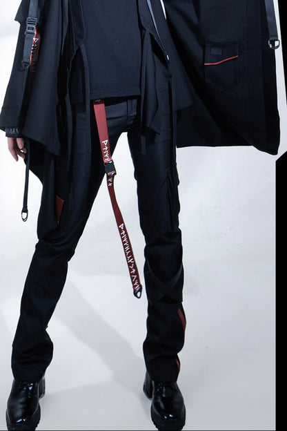 Wasteland Techwear Slim-Fit Pants+Leg warmers