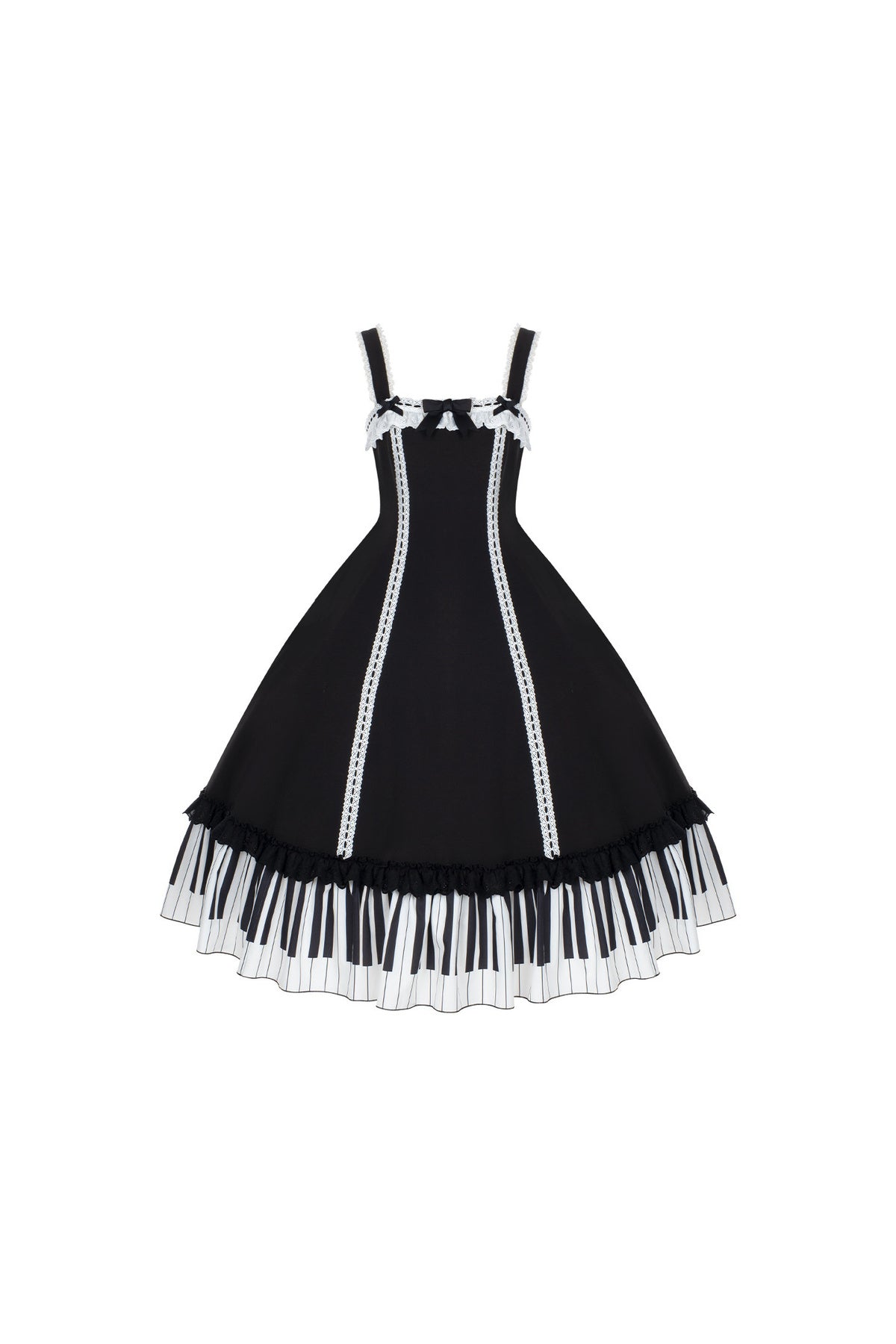 Bedrucktes Rüschenkleid- und Hemd-Set