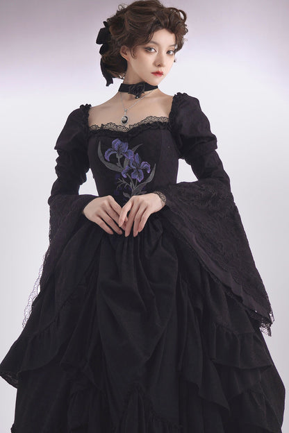 Gothic Embroidered Lolita Dress Set