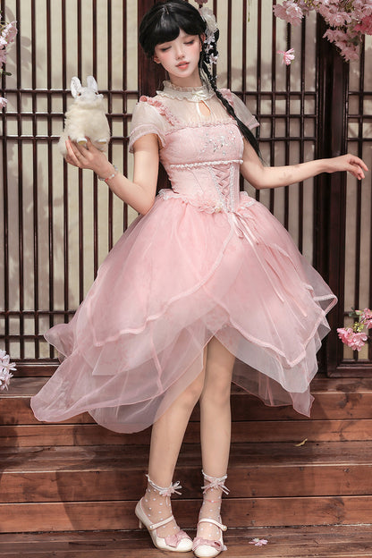 Robe de princesse chinoise romantique + accessoires