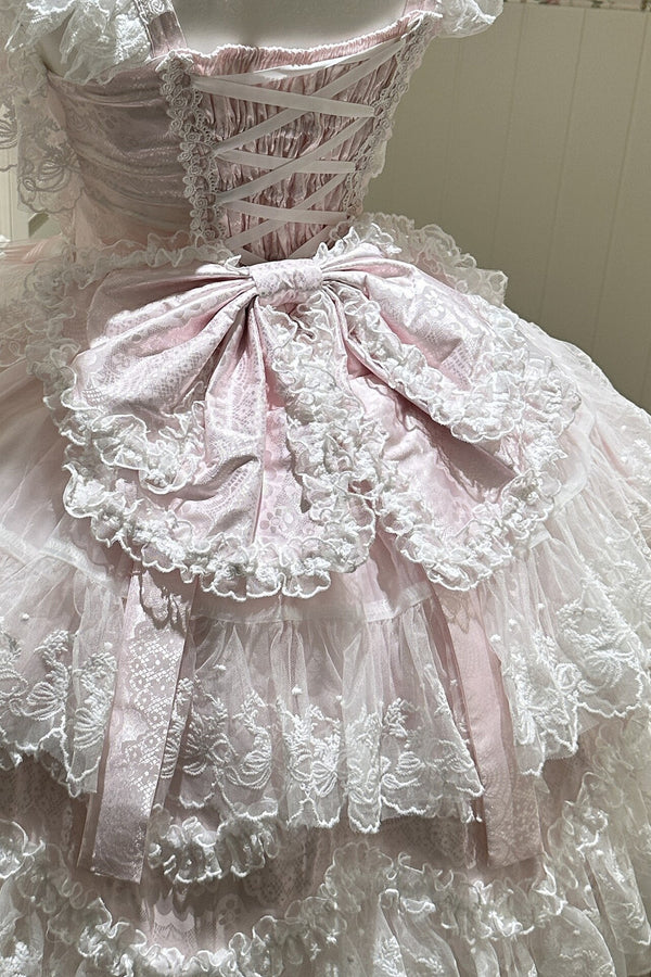 Light Floral Wedding Jsk Dress