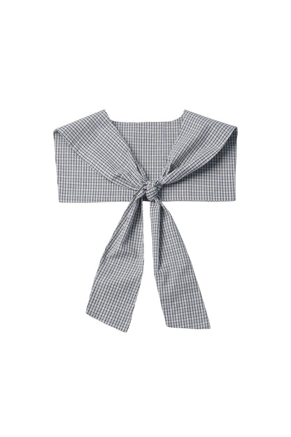 Star Plaid Shawl Sweatshirt Skirt Set-Up