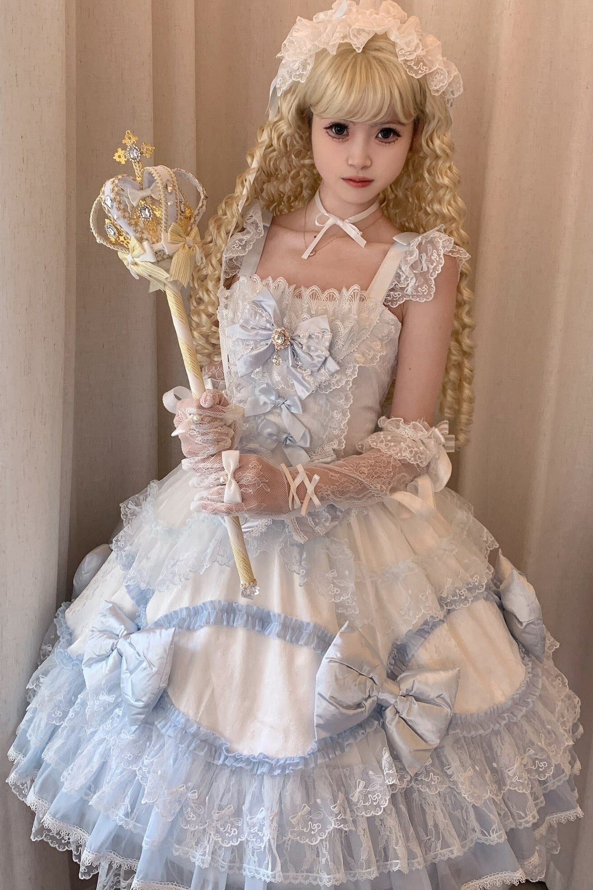 Cotton Candy Ribbon Princess Dress