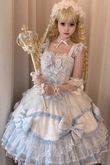 Cotton Candy Ribbon Princess Dress