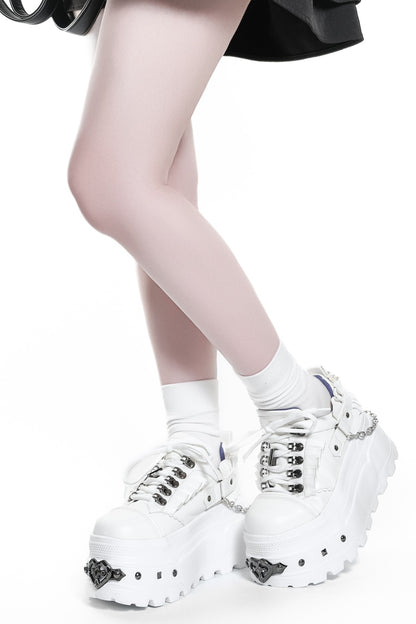 Scarpe platform gotiche subculturali
